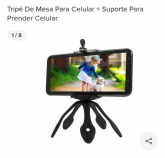 suporte Tripé de mesa para celular